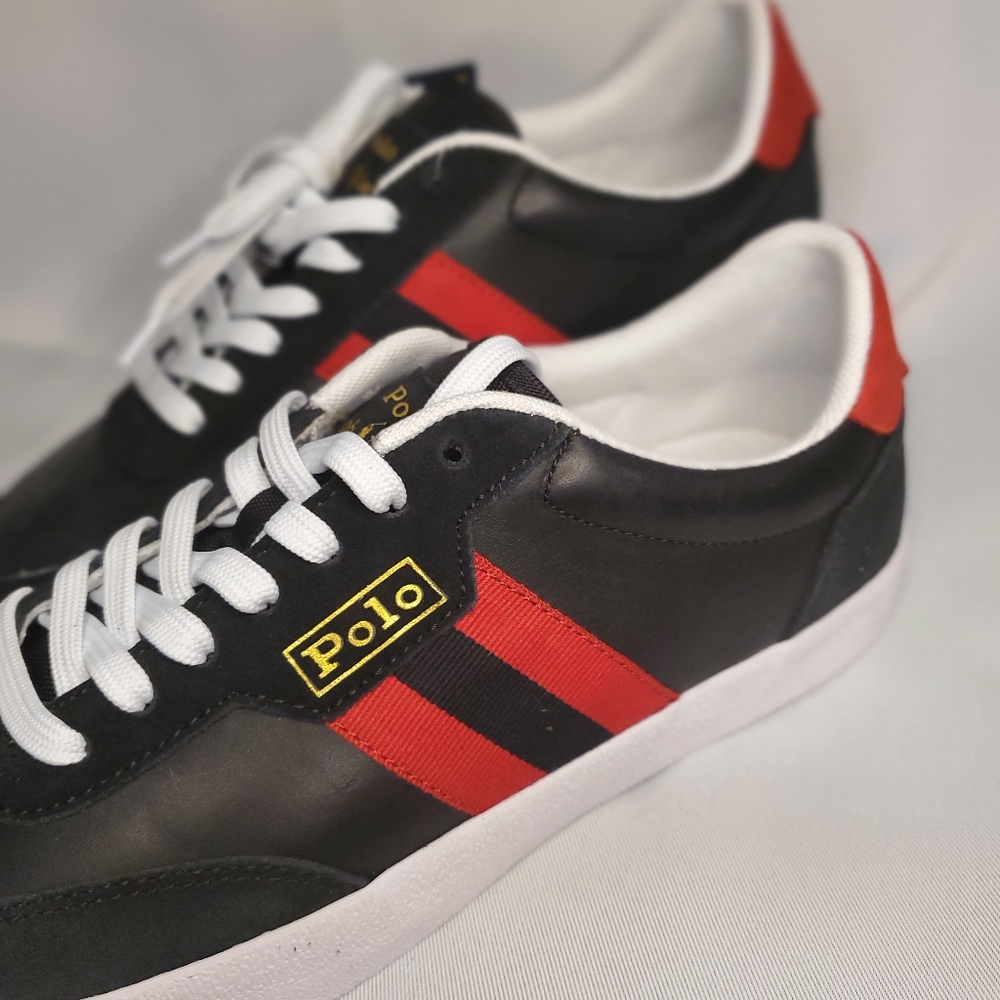NWT Polo Ralph Lauren Leather Court Sneaker